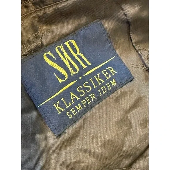 Vtg Burberrys Lamb Nappa Leather Field Jacket EU 56 Removable Nova Check Liner - Picture 12 of 16